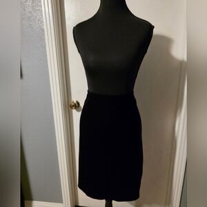 Wrapper Black Velvet Skirt Size S